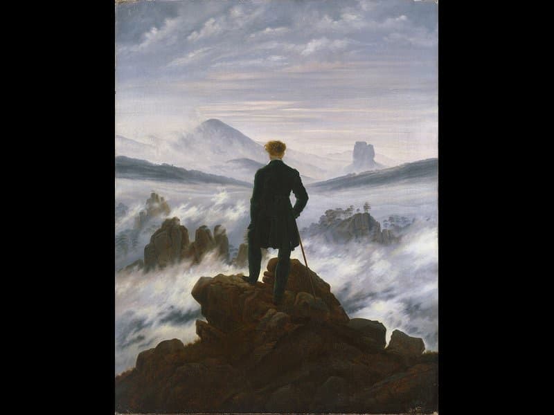 Wanderer above the Sea of Fog by Caspar David Friedrich