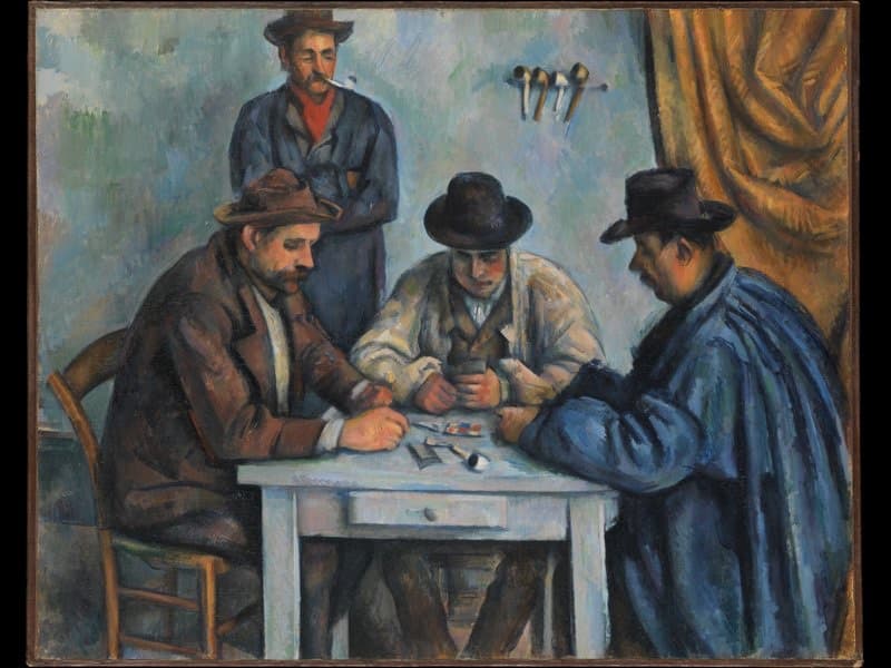 The Card Players by Paul Cezanne