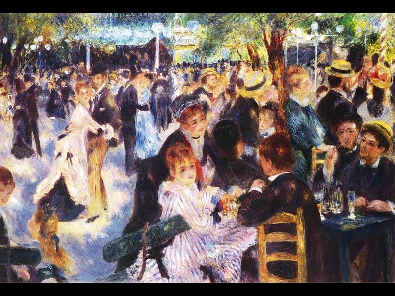 Dance at Moulin de la Galette by Renoir
