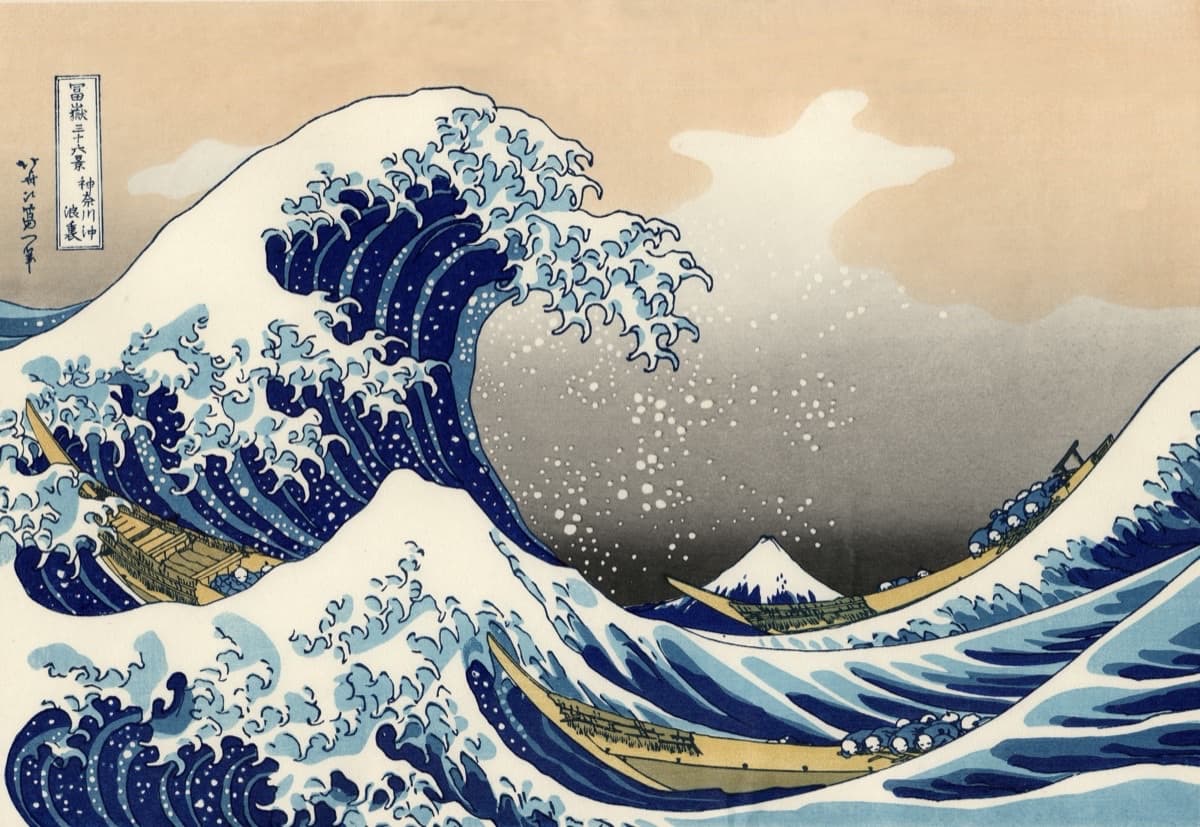 Great Wave by Hokusai