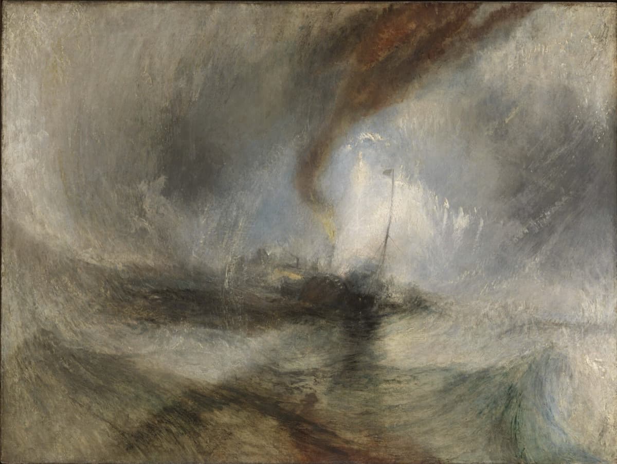Snow Storm Steam Boat by Turner