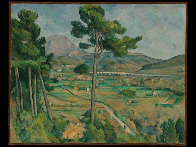 Mont Sainte-Victoire and the Viaduct of the Arc River Valley by Paul Cezanne