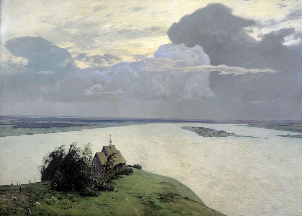 Over Eternal Peace by Isaac Levitan