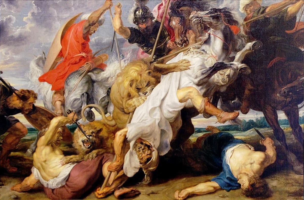 Lion Hunt by Peter Paul Rubens