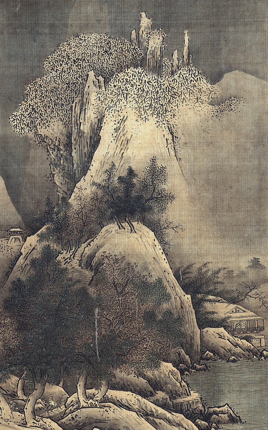 Winter Landscape by Sesshū Tōyō (雪舟等楊)