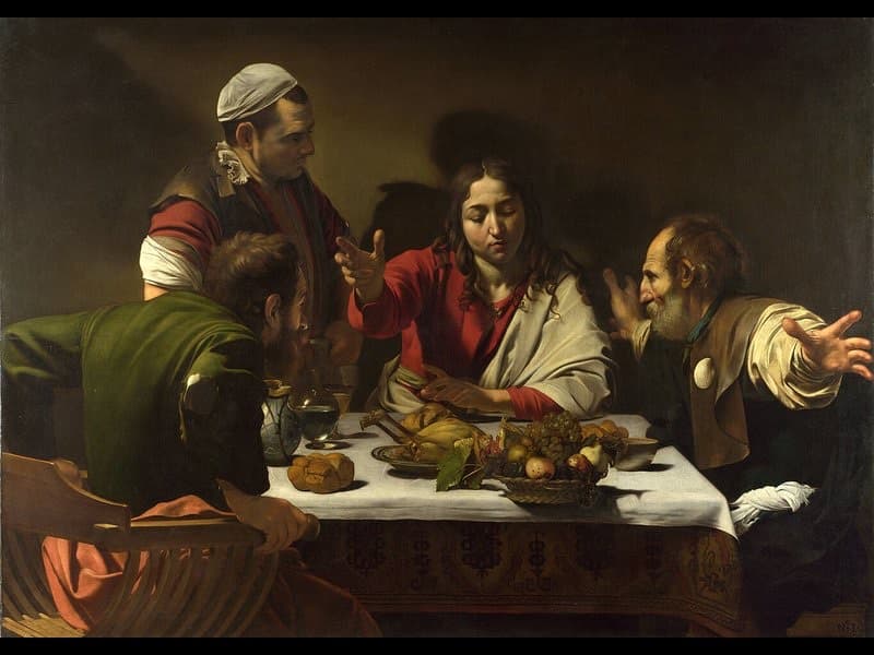 Supper at Emmaus by Caravaggio