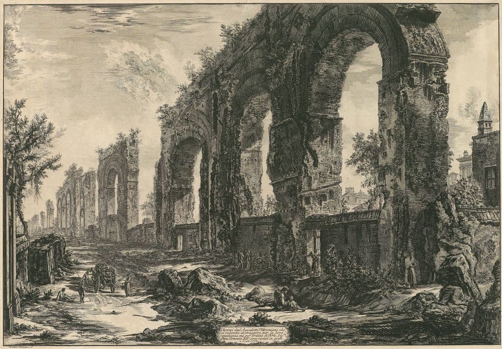 Aqueduct of Nero by Giovanni Battista Piranesi