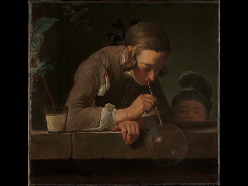 Soap Bubbles by Chardin