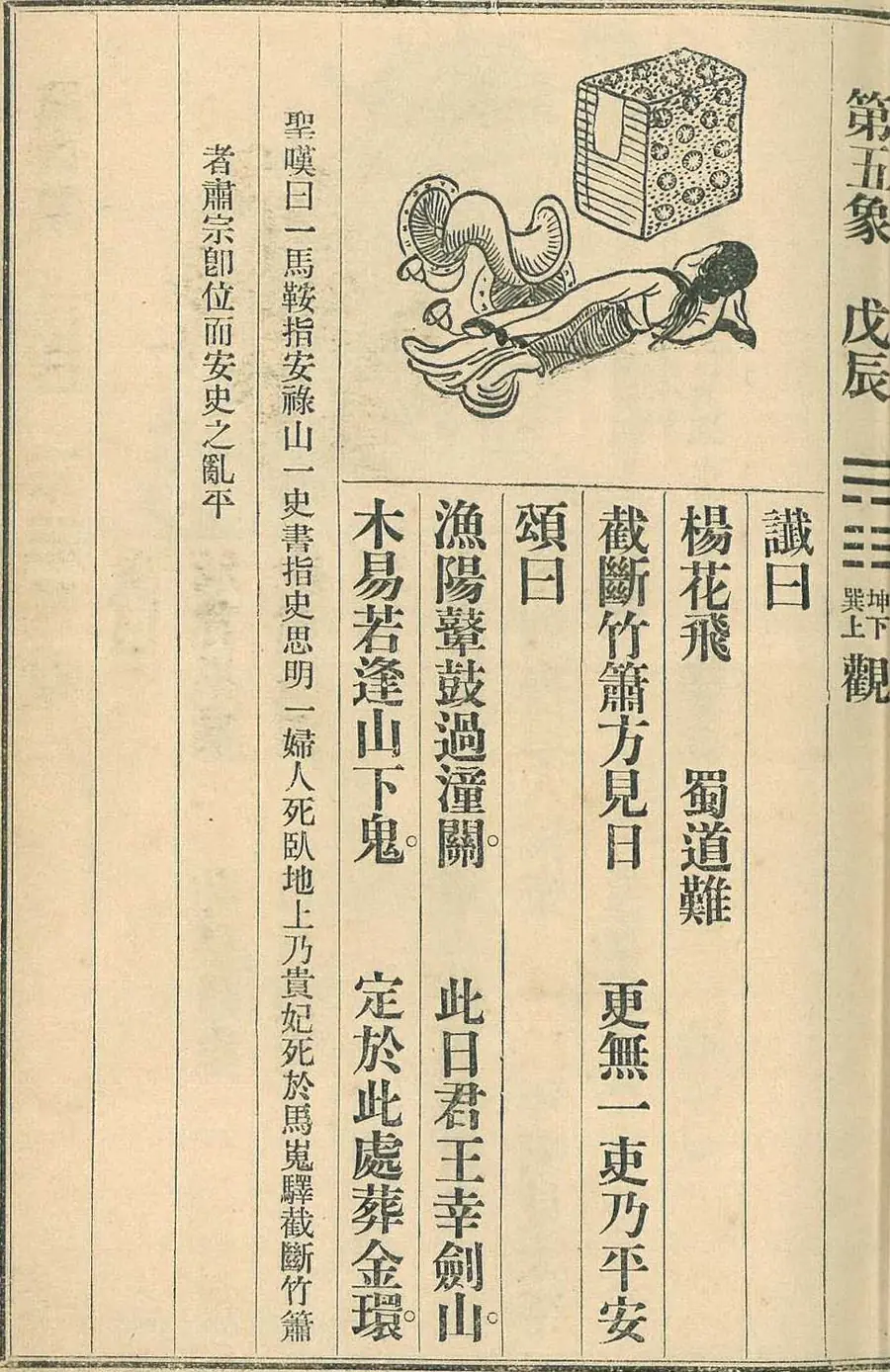 Scan of Image 5 — Wùchén (第五象 戊辰) from the 1915 printing