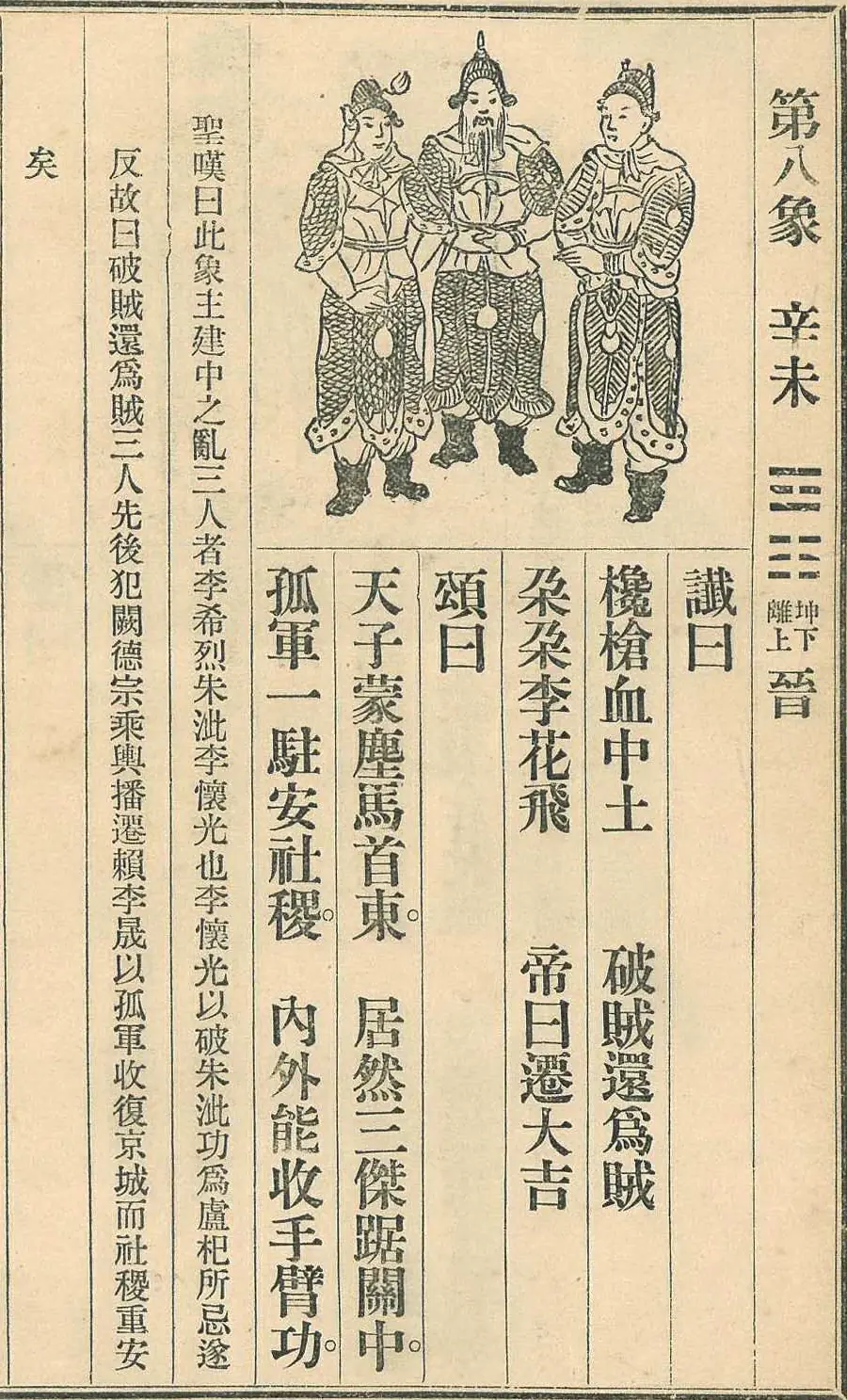 Scan of Image 8 — Xīnwèi (第八象 辛未) from the 1915 printing