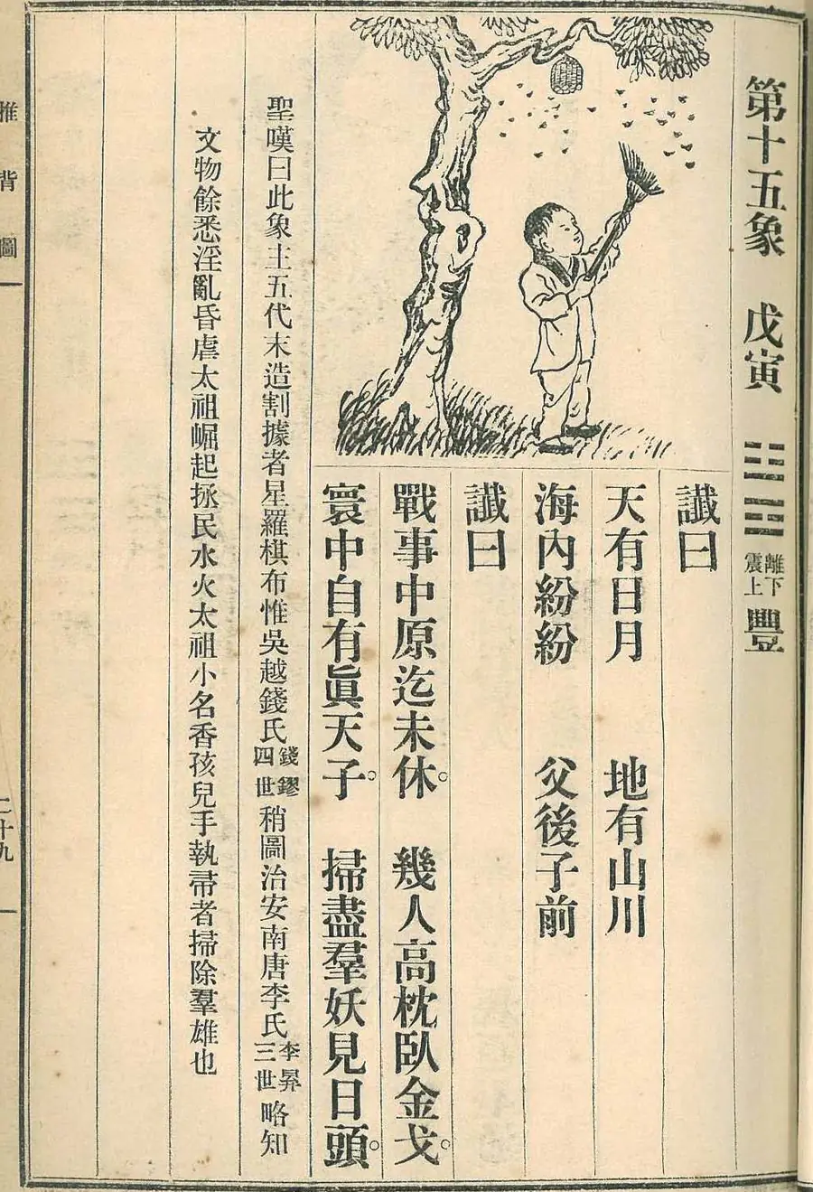 Scan of Image 15 — Wùyín (第十五象 戊寅) from the 1915 printing