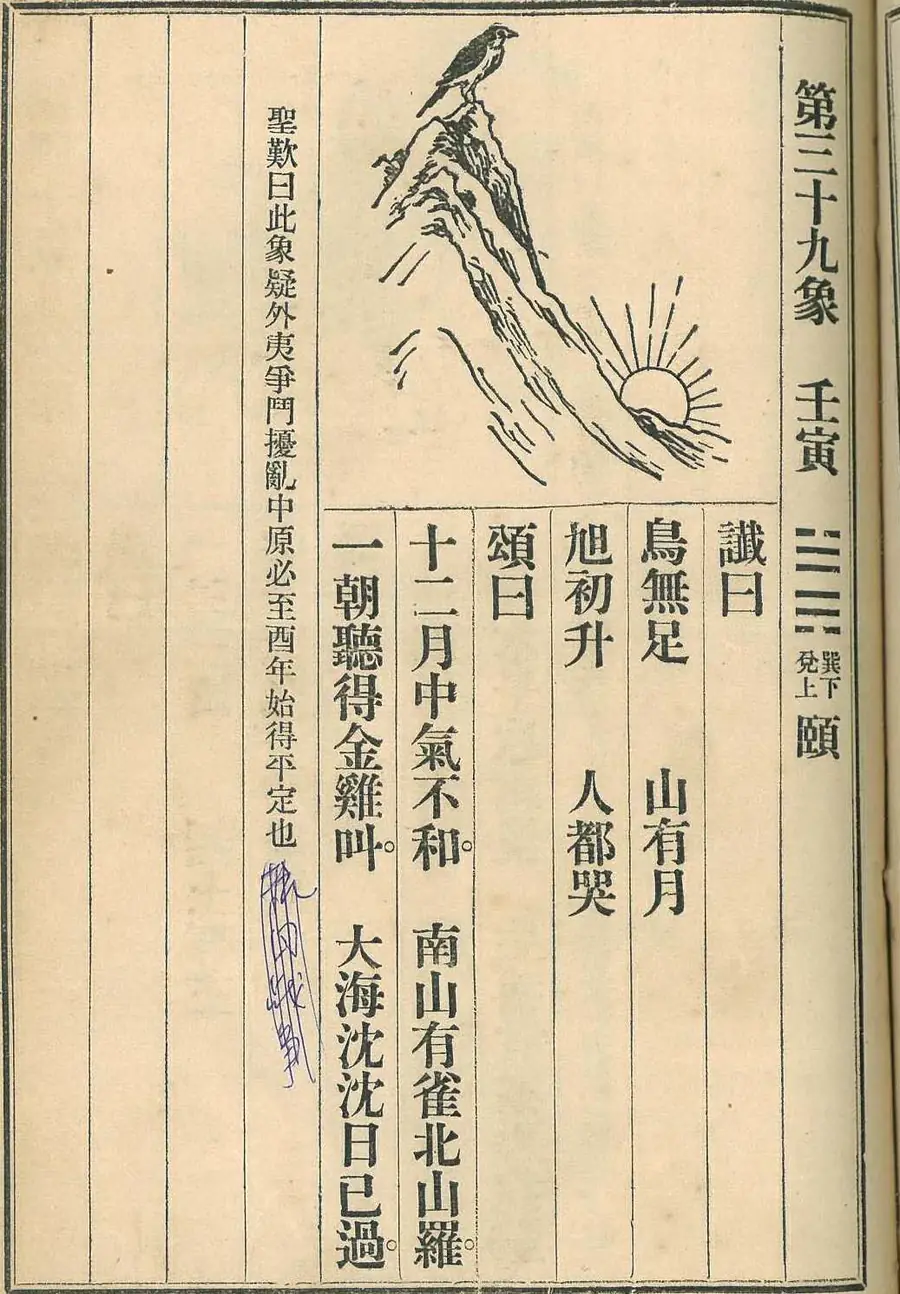 Scan of Image 39 — Rényín (第三十九象 壬寅) from the 1915 printing