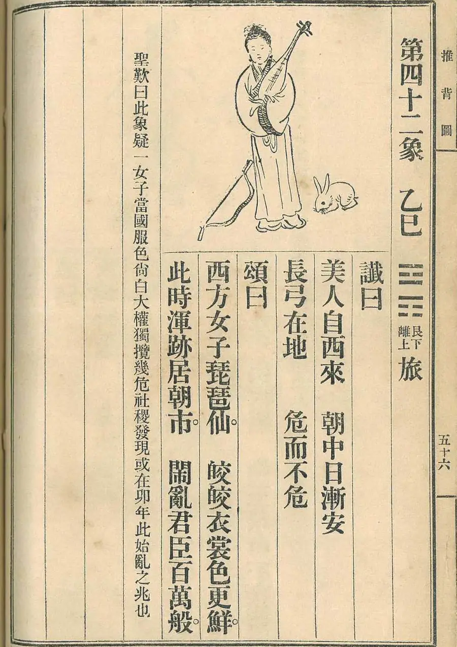Scan of Image 42 — Yǐsì (第四十二象 乙巳) from the 1915 printing