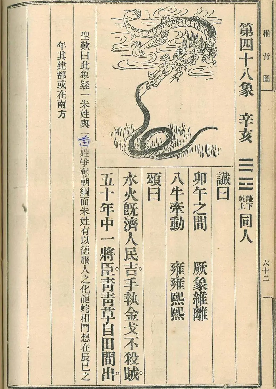 Scan of Image 48 — Xīnhài (第四十八象 辛亥) from the 1915 printing